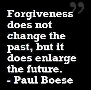 ... not change the past, but it does enlarge the future.