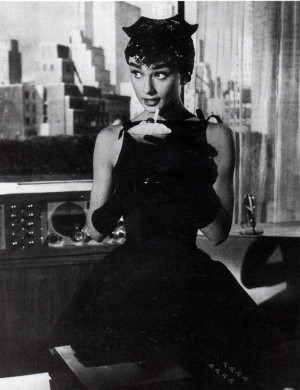 The much copied black cocktail dress.