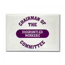 Committee of Disgruntled Employees Rectangle Magne for