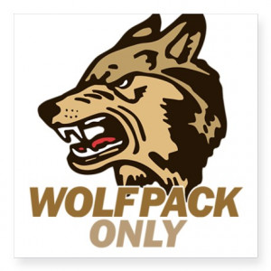 Alan Gifts > Alan Auto > the Hangover Wolf Pack Only Square Sticker