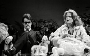 Dan Aykroyd as Irwin Mainway, Candice Bergen during the 'Consumer ...