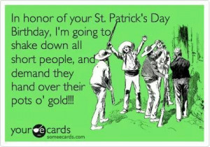 Happy St. Patrick''s Day Birthday