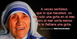 Frases de la madre Teresa de Calcuta sobre el amor