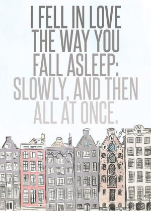 TFIOS Quote Fall in Love