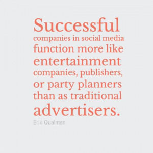 ... companies function in social media. Quote via @Erik Rannala Qualman