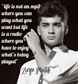 Zayn malik quote