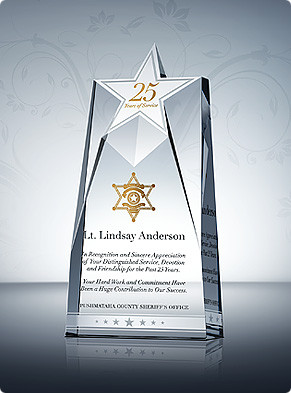 Home > Police Plaques > Police Service Award Plaque