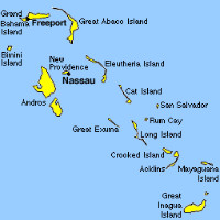 Vegetation Map of Bahamas