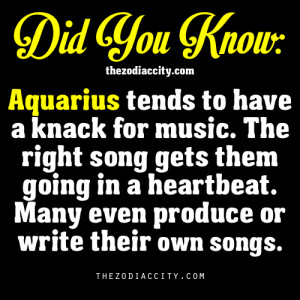 Zodiac Facts: Aquarius