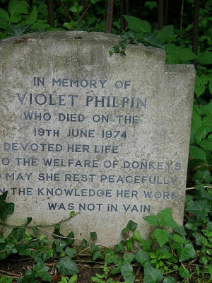 Funny Tombstone - The Welfare Of Donkeys.