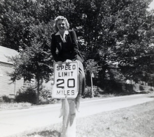 but it looks like Frances had a lot more fun with that speed-limit ...