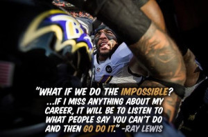 Our legendary Ray Lewis