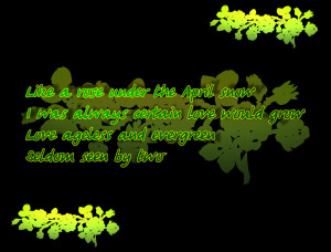 Evergreen - Barbra Streisand Song Lyric Quote in Text Image