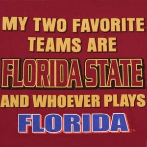 Florida State Seminoles (FSU) Garnet Favorite Teams T-shirt