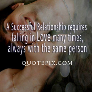 Quotes About Successful Relationships ~ A Successful Relationship ...