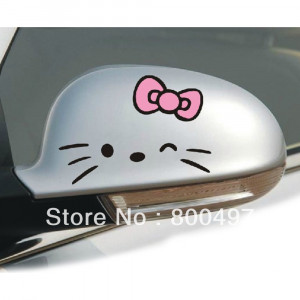 Funny Hello Kitty Car Stickers Car Decal 14 X 11 CM for Toyota ...