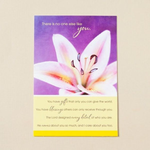 There is no one else like you