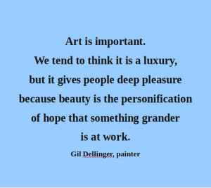 Artful Quote: Gil Dellinger - Day 155