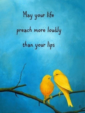 Practice what you preach!!