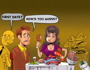 First Date Cartoon