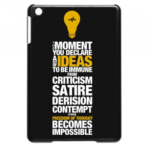 Freedom Of Thought Quotes iPad Mini Case