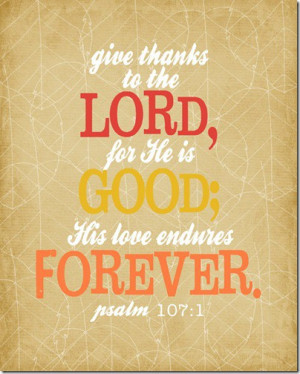 Happy Thanksgiving! Give thanks to Jesus!