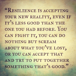 Resilience....Strength