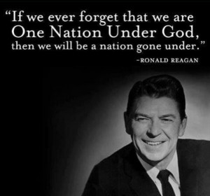 Ronald Reagan. Heading in that direction.. after the election last ...