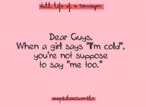 cold, funny, guys, me too, quote - inspiring picture on Favim.com