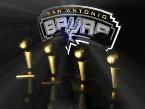 San Antonio Spurs Basketball Team Logo Wallpaper