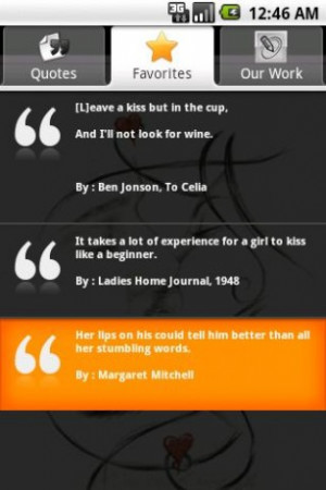 Kissing Quotes Kiss Sayings