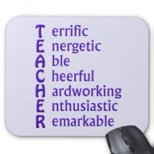 Teacher Acronym Mousepad by cooltees
