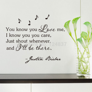 ... Modern Wallpaper Home Decoration Vinyl Quote Art Musical Notes Wall
