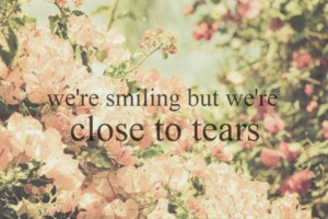 laugh, quote, quotes, roses, sad, smile, smiling, tears