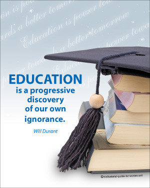 Poster with quotes about education 1