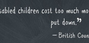 Fail Quote – British Councilor Collin Brewer on Disabled Children