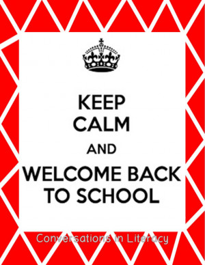 Welcome Back to School!