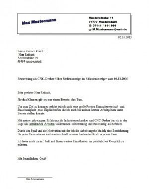 Vorlagen Bewerbungsanschreiben