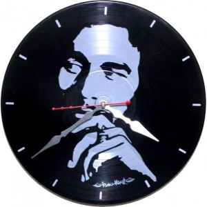 Vinyl Record Wall Clock Bob