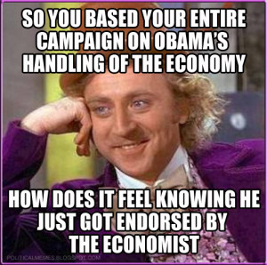 Condescending Wonka Mitt Romney Economy