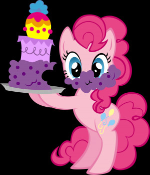 Pinkie Pie with Cake by Ernestboy