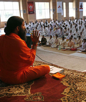 ... yoga camp in the northern Indian town of Haridwar April 8, 2010
