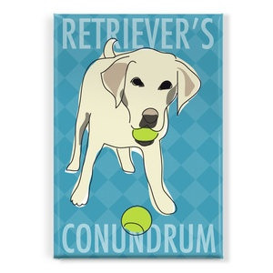 Yellow Lab Magnet now featured on Fab.