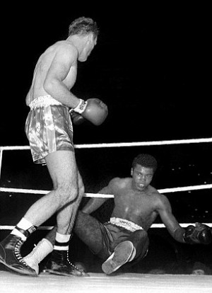 ... punch that almost changed the world: Henry Cooper floors Cssius Clay