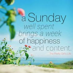 Happy Sunday! www.Facebook.com/theprettygirlslife