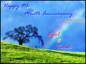 my love 4 months already dah happy two months anniversary quotes