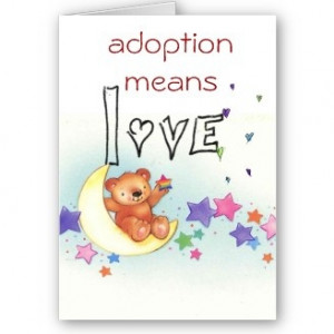 Adoption congratulations card