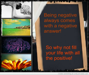 Stop The Negativity
