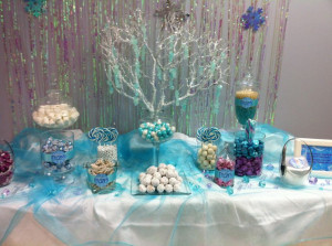 ... Frozen Candy Buffet, Frozen Table, Parties Ideas, Frozen Birthday