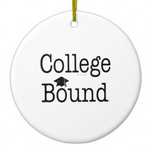 TEE College Bound Christmas Ornaments